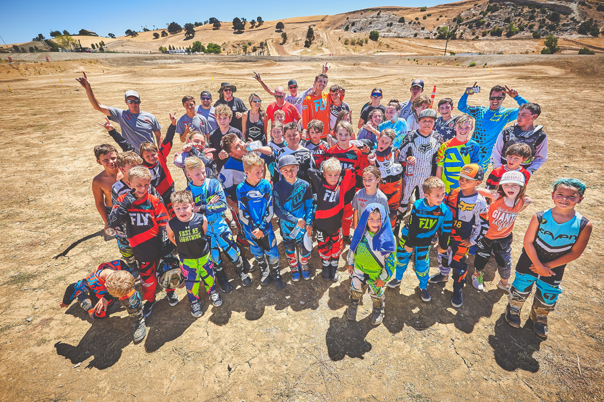 Group Photo of Motocross Youth