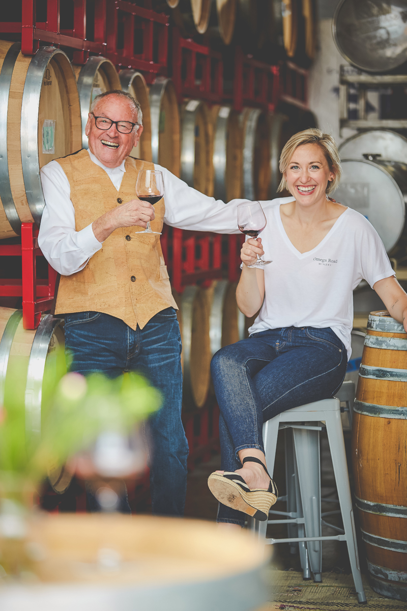 Father and daughter winemakers