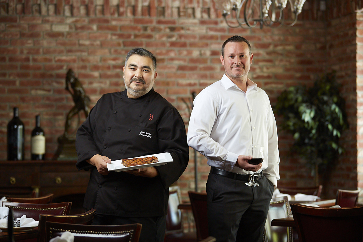 Portrait of Manager and Chef